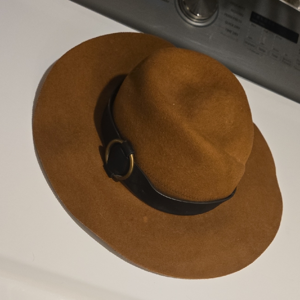 xhikiration brown womens hat w buckle